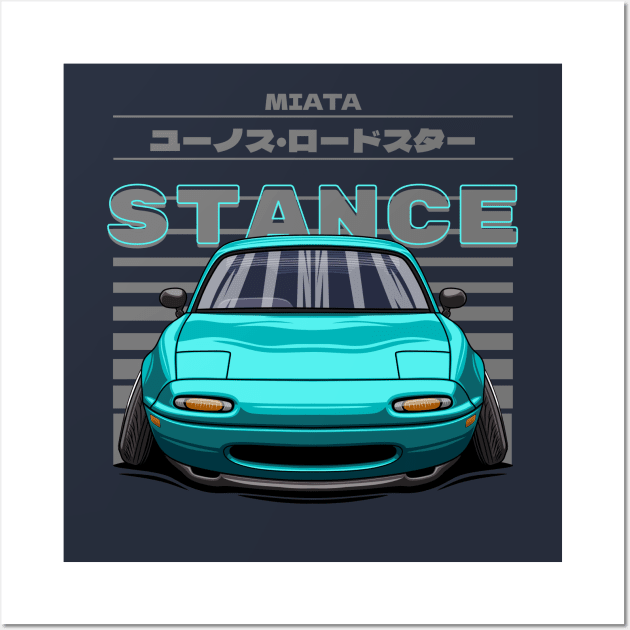 stance of miata (tosca) Wall Art by Rezall Revolution